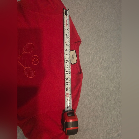 GUCCI Tennis Logo Short Sleeve T-Shirt Size Medium - Picture 7 of 16